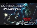 La declaración de Randolph Carter - Relato de Lovecraft