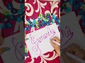 Dynamic dance inspired lettering✨💕