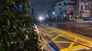 《夜晚短編軍列》7201次貨運列車台南青年路平交道通過