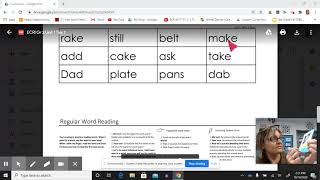 ECRI  Regular word reading  Unit 1 week 4 day 1
