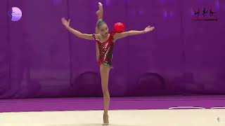 Сабина Байбурина Мяч GYMNASTIKA SOLO CUP 2024 #sports #художественнаягимнастика #dance #спорт #music