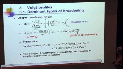 Quantitative Laser Diagnostics, Hanson, Day 2, Part 3