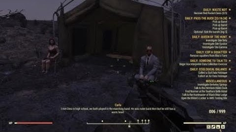 Fallout 76 Carla and Dino Anniversary Encounter.