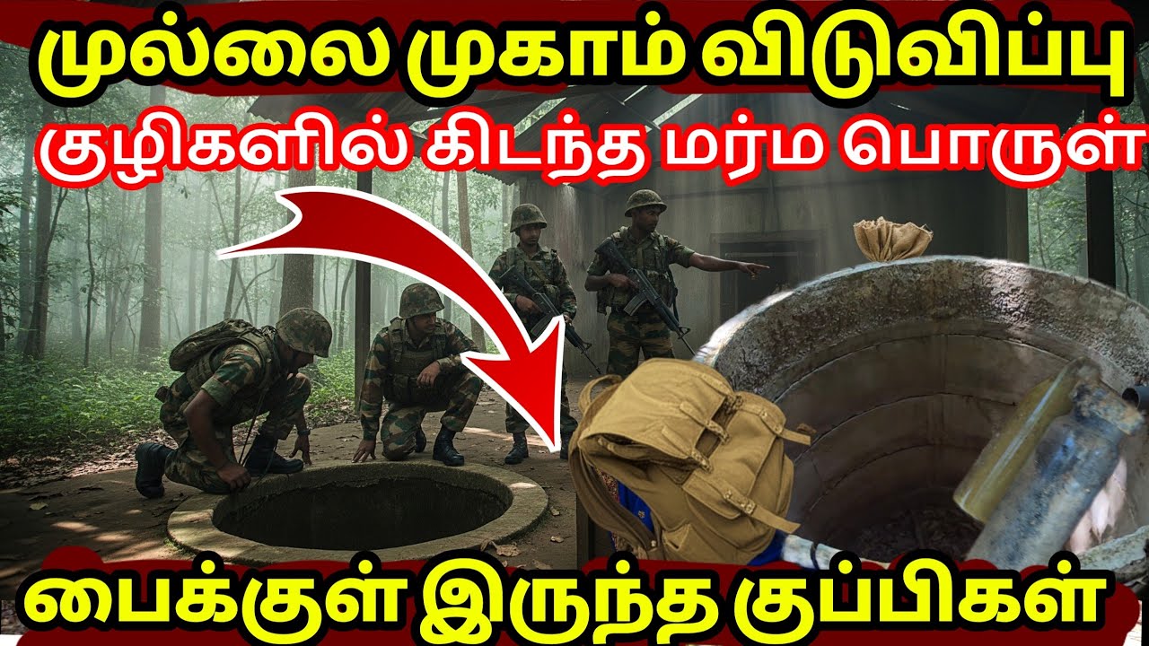 🛑விடுவிக்கப்பட்ட முகாமில் போராளிகளின் பைகள்|The liberated camp in Mullaitivu