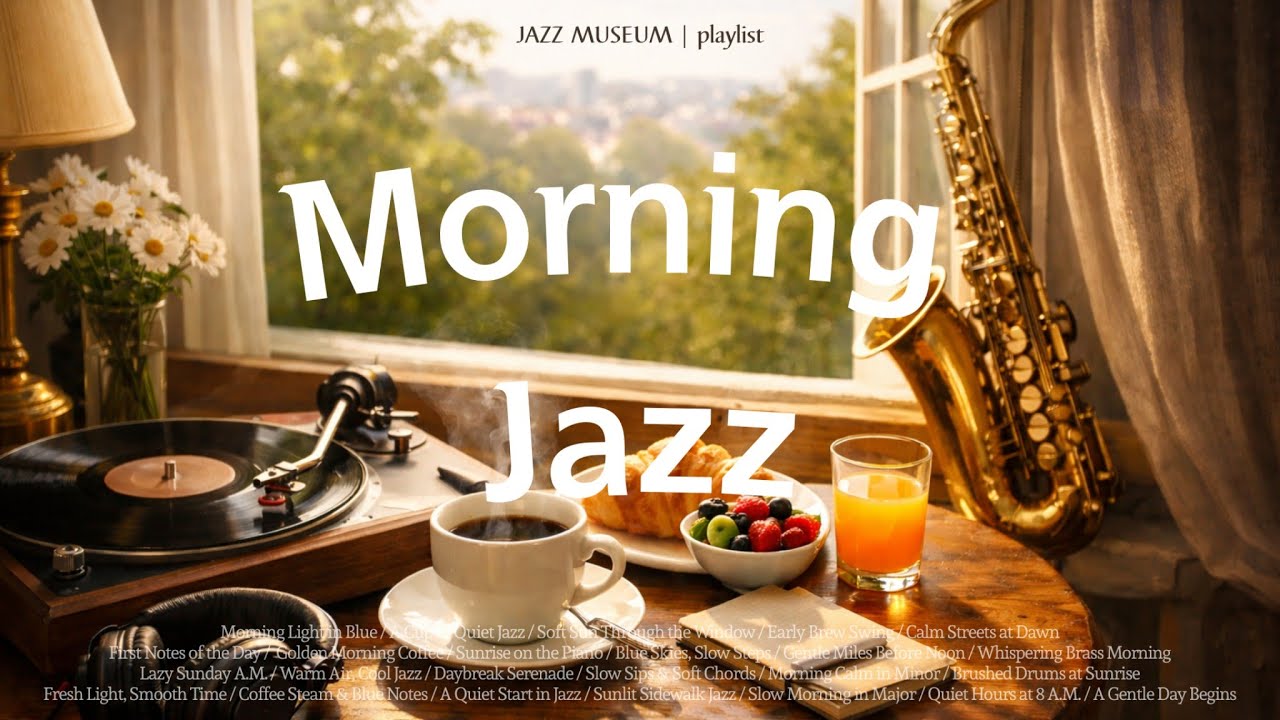 [Playlist] 아침을 환하게 밝혀주는 모닝 감성 재즈 ☀️☕| 아침을 시작하는 따듯 클래식 재즈 | 카페, 공부, 휴식 음악 | Cozy and Calm Jazz