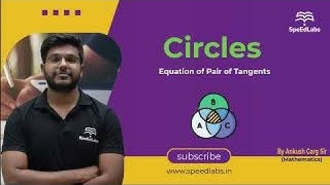 JEE||Maths||Circle||Equation of Pair of Tangents