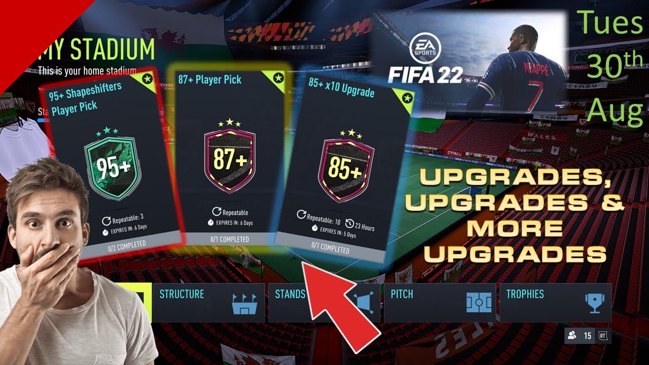 Fifa 22  |      EA sure do love Upgrade packs.   15 x 85+ available!