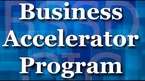 Business Accelerator Program Promotional Video
