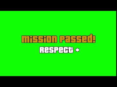 Mission Passed Green screen for gaming HD