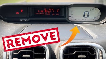 Citroen C3 Picasso 09-12 | Remove Dashboard Display #car #citroen  #mechanic