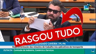 (olha isso)DEPUTADO DELEGADO CAVEIRA CONFRONTOU o MINISTRO LUIZ MARINHO😱😱😱 PL 12/2024