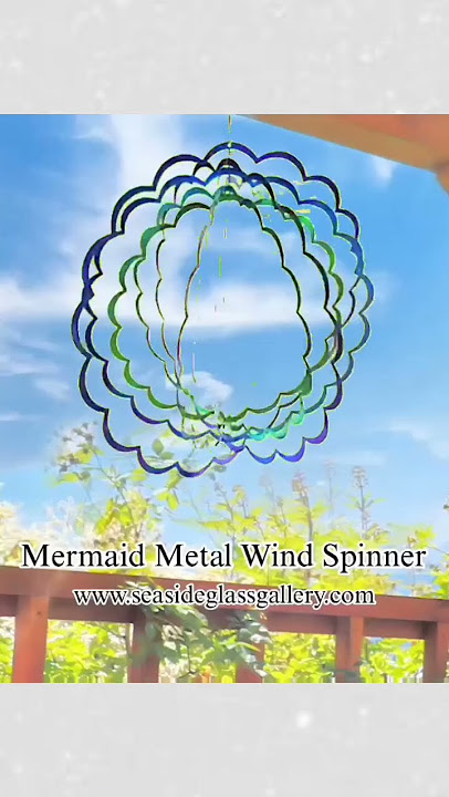 Colorful Dolphin Wind Spinner – Vibrant and Fun 3-D Metal Wind