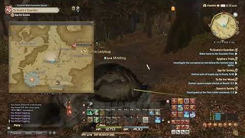 FFXIV: QUEST " Sap For Smile "  Location - 2021