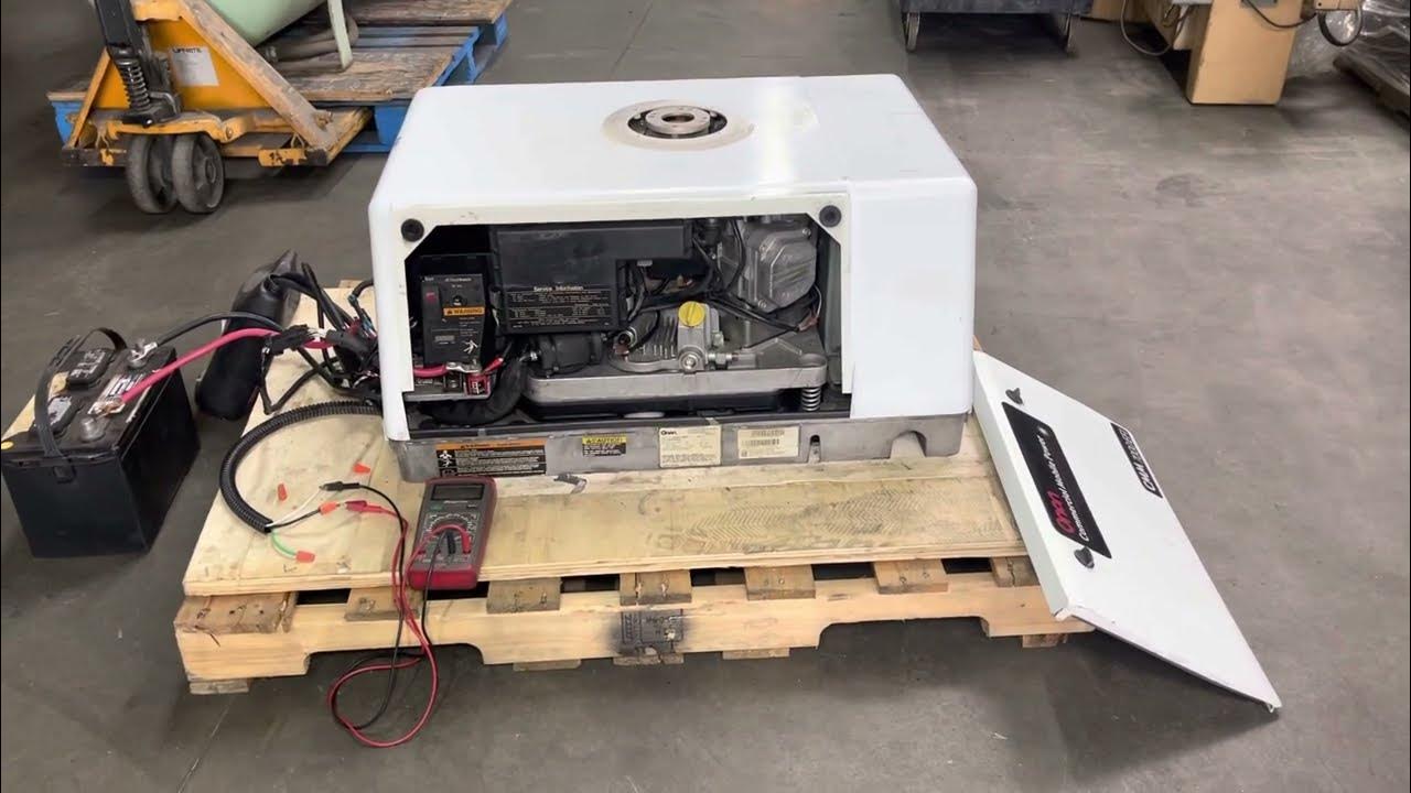 Onan Cummins Commercial 7000 Watt RV Generator EFI Fuel Injection Gas