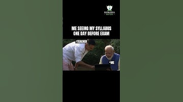 😂 One Day Before Exam Reaction | Syllabus Dekh Ke Shocked! | Every Student’s Story 😭📚