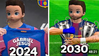 GABRIEL JESUS 10 SEASON CAREER IN PRO LEAGUE SOCCER - ARSENAL TO BARCELONA LEGEND! screenshot 5