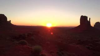 Monument Valley Sunrise - the view from the cabin!