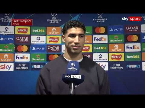 Video Liverpool-PSG, le parole di Hakimi a Sky Sport alla vigilia | Champions League