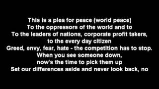 Anti Flag - 911 for Peace Lyrics