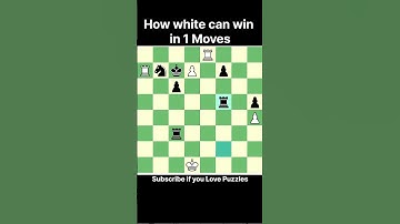 1-Move Checkmate Puzzle #chess #checkmate #chesspuzzle #shorts