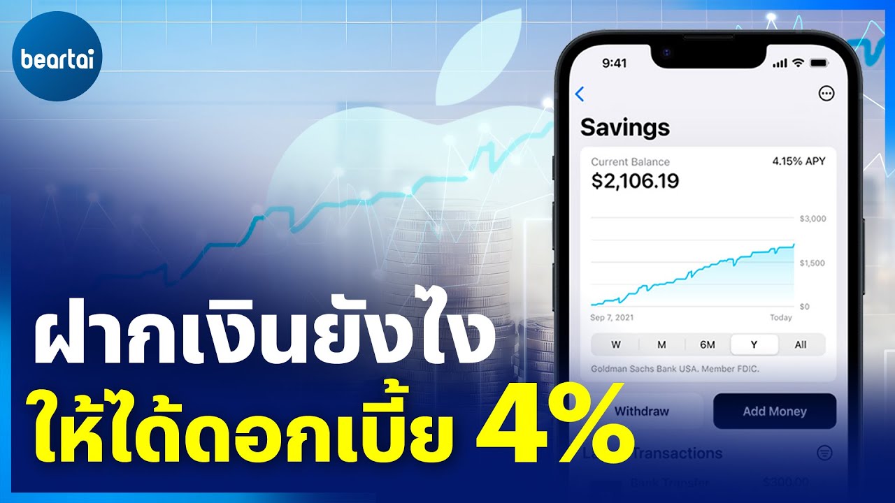 คนไทยอยากได้บ้าง ดอกเบี้ย เงินฝาก 4.15% แบบ Apple