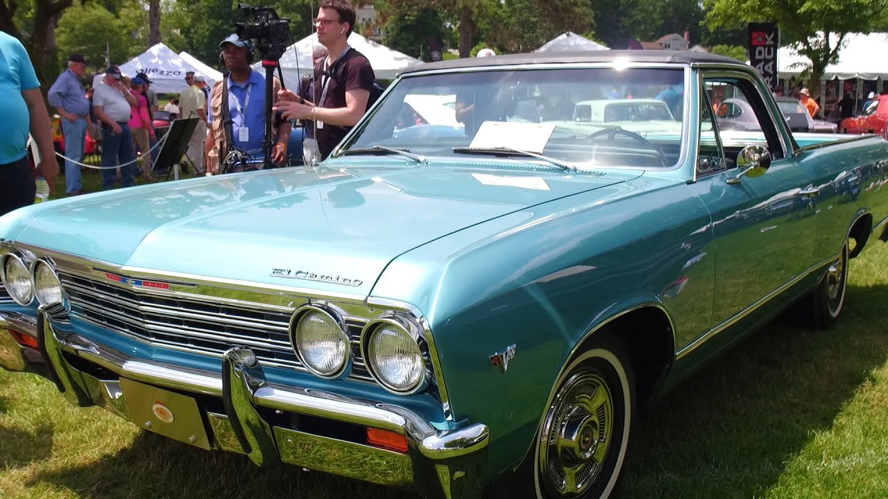 The Coolest Pickup Car Ever! The 1967 Chevrolet El Camino at the Greenwich Concours d'Elegance