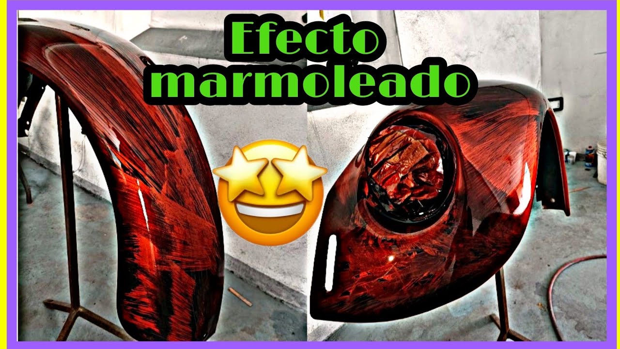 Мраморный эффект на крыле «Жука» (необходимо подробное объяснение)