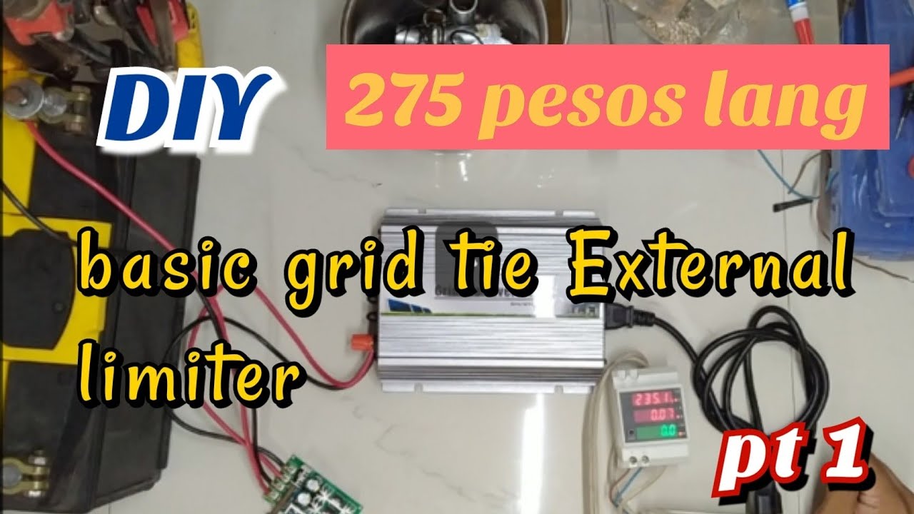 diy grid tie external limiter pt1