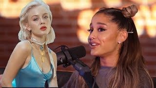 Miniatura de vídeo de "Ariana Grande talking about Zara Larsson and hanging out in a session"