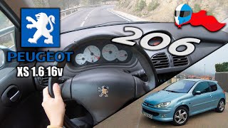 2003 Peugeot 206 XS 1.6 16v (80kW) POV 4K [Test Drive Hero] #107 ACCELERATION, ELASTICITY & DYNAMIC