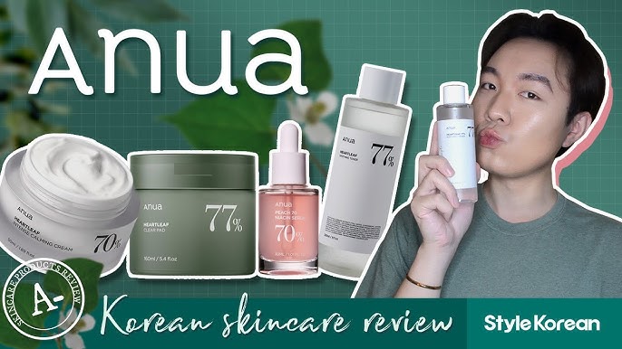 NEW ✨ ANUA Korean Skincare Review - Heartleaf Toner, Clear Pad, Moisturizer  & more (oily skin) 💦