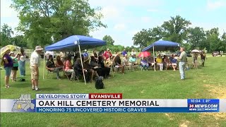 Oak Hill Cemetery: Honoring 75 uncovered historic graves