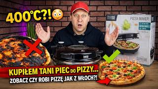 Kupiłem tani piec do pizzy… ZOBACZ czy robi pizzę jak z WŁOCH?! 😳🔥