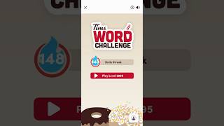 Tim Hortons Word Challenge Level 2995 #timhortons #wordchallenge #free #contest #coffee #tea #donut