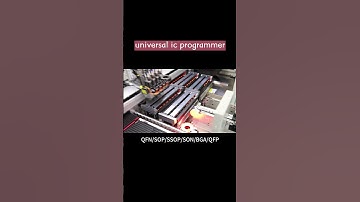 Automatic ic programming machine with universal ic programmer support various types of chip