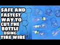 How To Cut Bottle Using Tire Wire | Fastest Way To Cut the Bottle | How To Make Glass | Letsrak