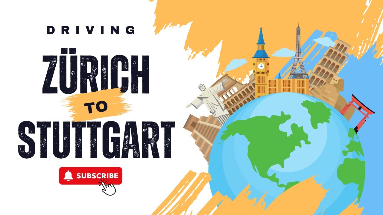 Driving from Zürich 🇨🇭 to Stuttgart 🇩🇪 - Swiss and German highways