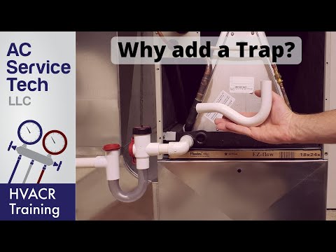 Why a Condensate Trap is Needed on an Air Conditioner! Up Close View!