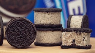 Oreo Ice Cream Sandwich Recipe | 3 Ingredients