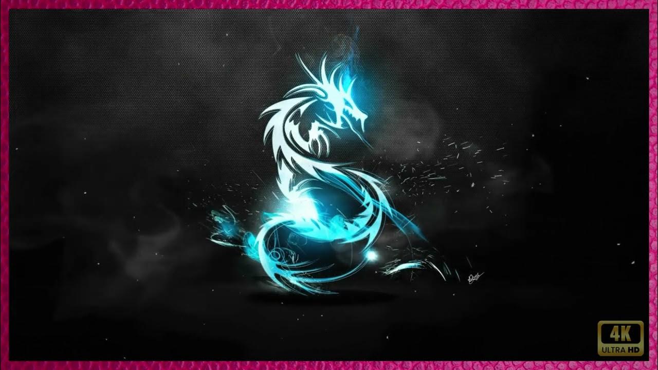 خلفيات متحركة مجانية لشاشة سطح مكتب | Abstract Dragon And Smoke 4K