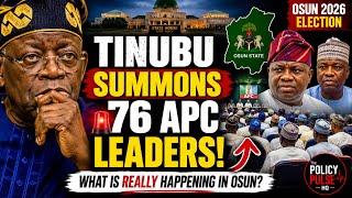 TINUBU SUMMONS 76 APC LEADERS: OSUN 2026 TAKES A DRAMATIC TURN