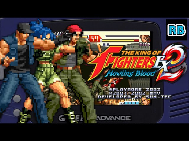 2003 [60fps] GBA The King of Fighters EX2: Howling Blood Team Ikari ALL