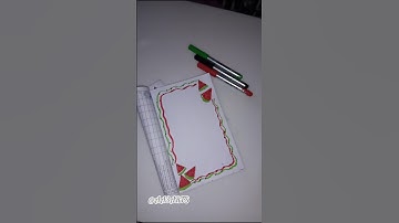 watermelon front page idea 💡💕 #youtubeshorts #shortvideo #shortsfeed #frontpage #project