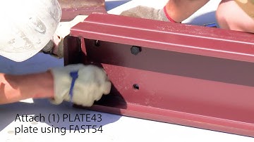 Centra Series Install - Step 1 - Assemble Columns A, F, G, and L