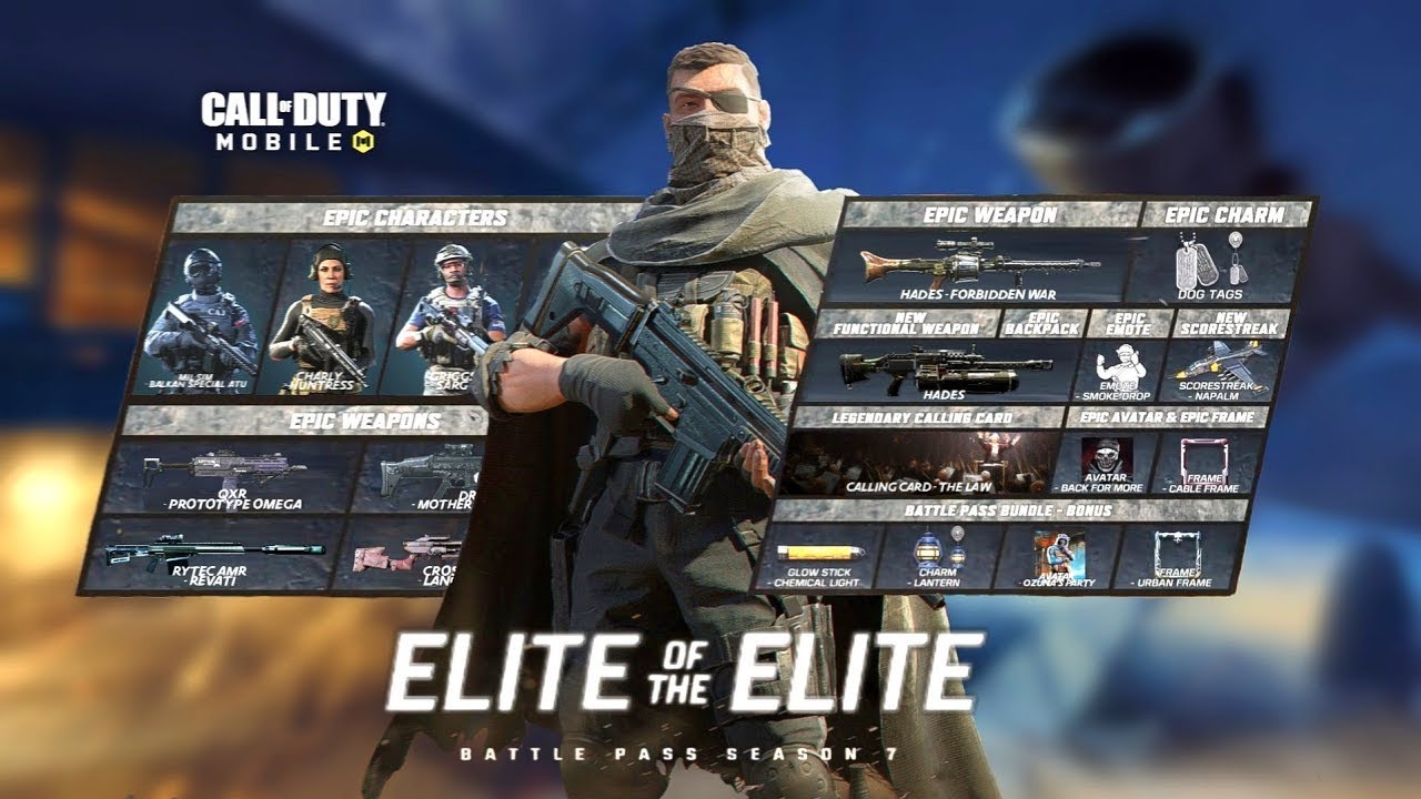 Call of Duty Mobile Season 7 Elite of the Elite RELEASED: Check