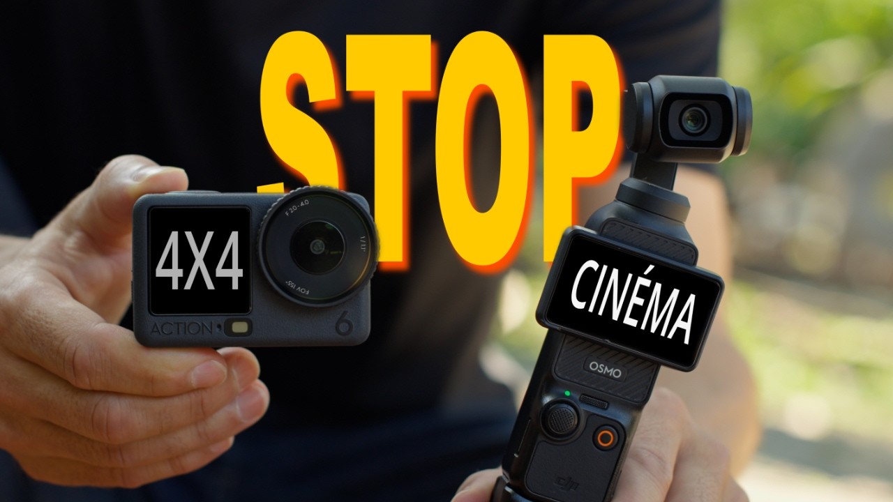 DJI Pocket 3 vs Action 6 : Excellence d'Image ou Liberté Totale ? Le Choix 2026 ! #pocket3 #action6