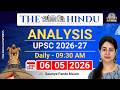 The Hindu Analysis | 6th May 2026 | The Hindu Newspaper Today + Practice Questions | UPSC Preplab