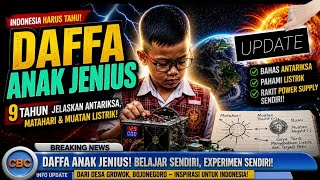 Update Daffa Anak Jenius 9 Tahun di Desa Growok, Rakit Alat Sendiri & Jelaskan Antariksa!