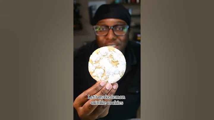 Soft & Chewy Lemon Cookies #lemoncookies #bakingtutorial