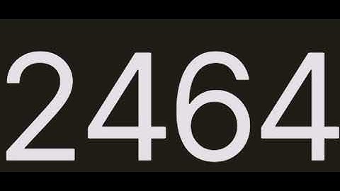 Challenge countdown from 5768